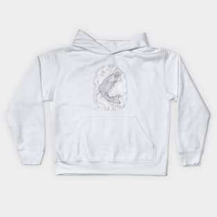 Salmon spirit animal Kids Hoodie